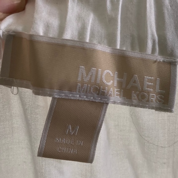 Michael Kors off the shoulder white cotton top - Picture 3 of 3